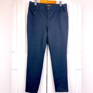Karl Lagerfeld‎ Dark Navy Twill Cigarette Leg Pants Size 12